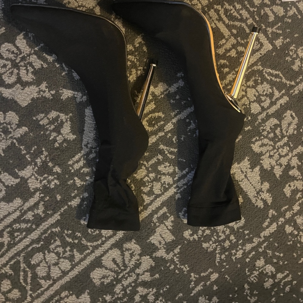 Black High Heel Boots